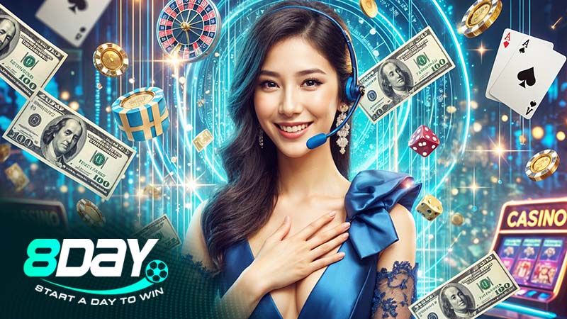 Chơi cá cược trực tuyến tại 8day có thể mang lại cho người chơi những trải nghiệm thú vị