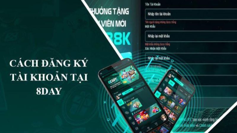 Nhận các ưu đãi hấp dẫn khi đăng ký tài khoản 8day