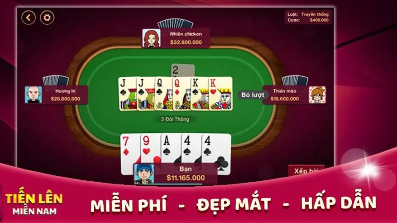 Tham gia chơi tiến lên miền nam online tại 8Day bạn có cơ hội thắng lớn